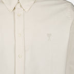 Shirts Heart Friend Shirt Ami PARIS Beige Unisex