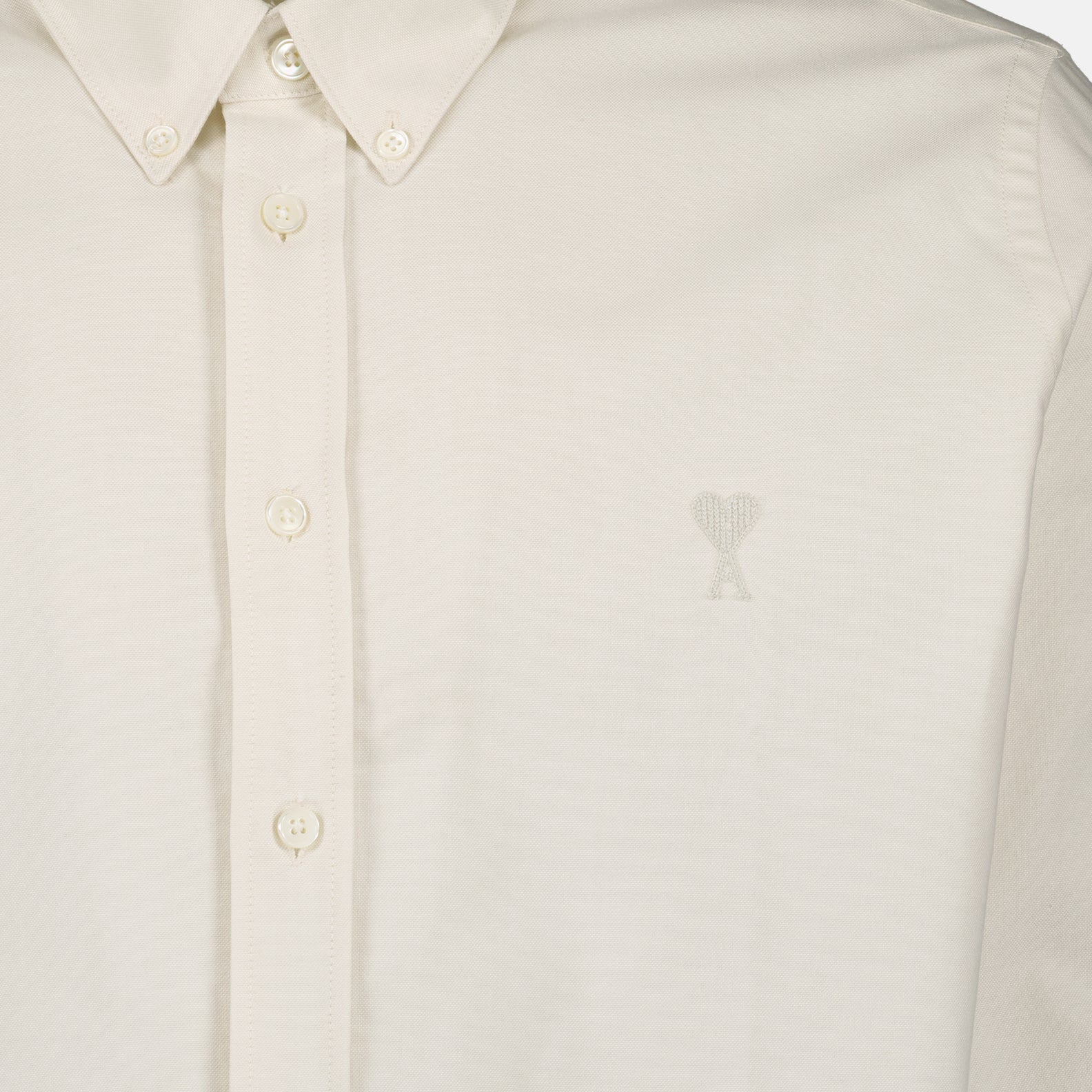 Shirts Heart Friend Shirt Ami PARIS Beige Unisex