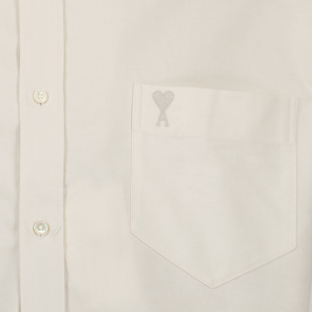 Shirts Heart Friend Shirt Ami PARIS Beige Unisex