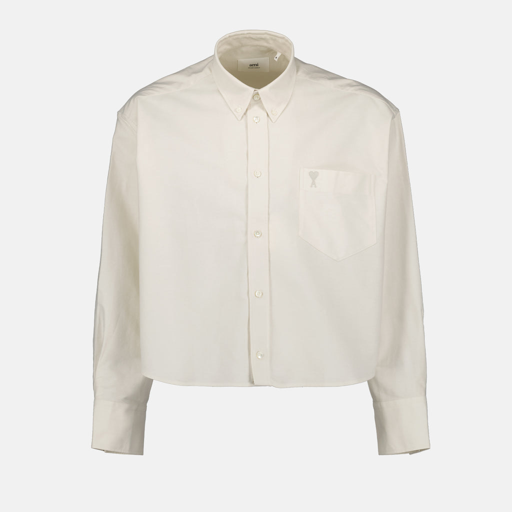 Shirts Heart Friend Shirt Ami PARIS Beige Unisex