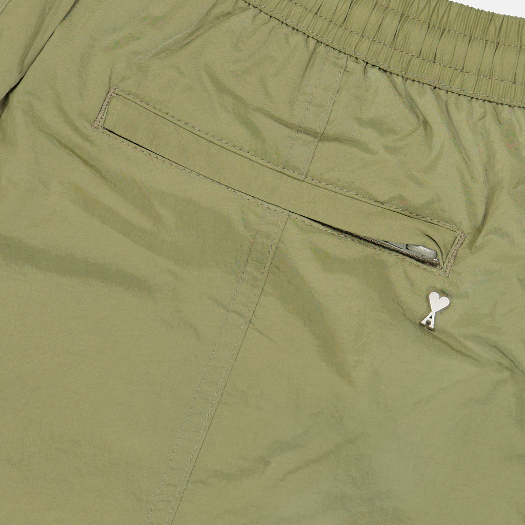 Beachwear Ami de Coeur Swim Shorts Ami PARIS Khaki Homme