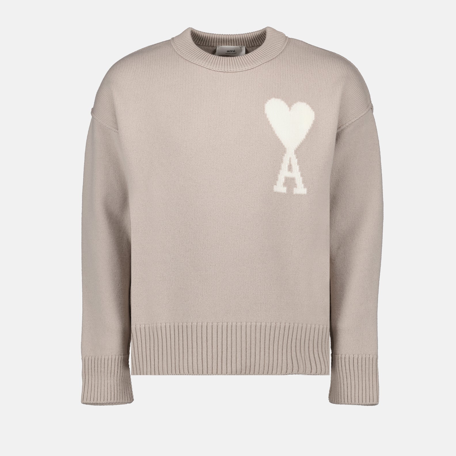 Maglieria Pull Ami de Coeur Ami PARIS Beige Unisex