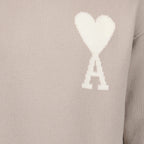 Knitwear Friend of Heart Sweater Ami PARIS Beige Unisex