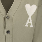 Malhas Cardigan Ami de Coeur Ami PARIS Bege Unissex