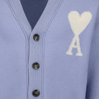 Knitwear Ami de Coeur Cardigan Ami PARIS Purple Unisex