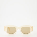 Glasses Ami de Coeur Sunglasses Ami PARIS Beige Unisex