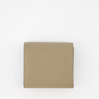 Small leather goods Ami de Coeur compact wallet Ami PARIS Beige Unisex