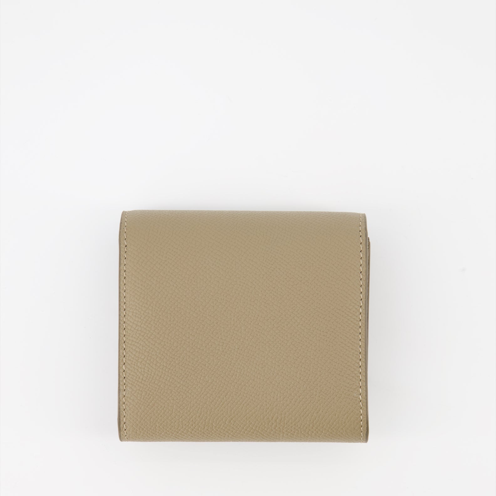 Small leather goods Ami de Coeur compact wallet Ami PARIS Beige Unisex