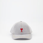 ハット・キャップ・ビーニー ハートキャップの友達 Ami PARIS グレー ユニセックス