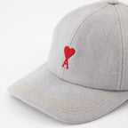 ハット・キャップ・ビーニー ハートキャップの友達 Ami PARIS グレー ユニセックス