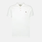 Polo shirts Logo polo shirt Moncler White Man