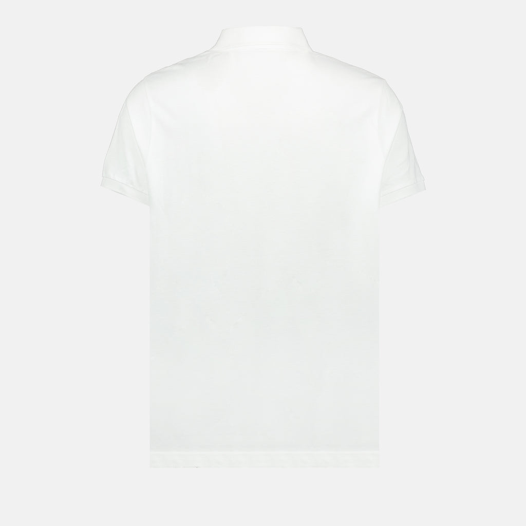 Polo shirts Logo polo shirt Moncler White Man