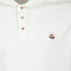 Polo shirts Logo polo shirt Moncler White Man