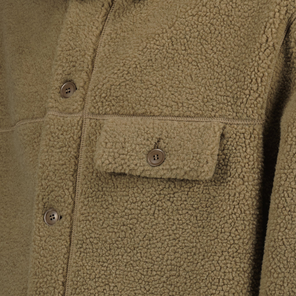 Jackets Fleece overshirt Burberry Brown Homme