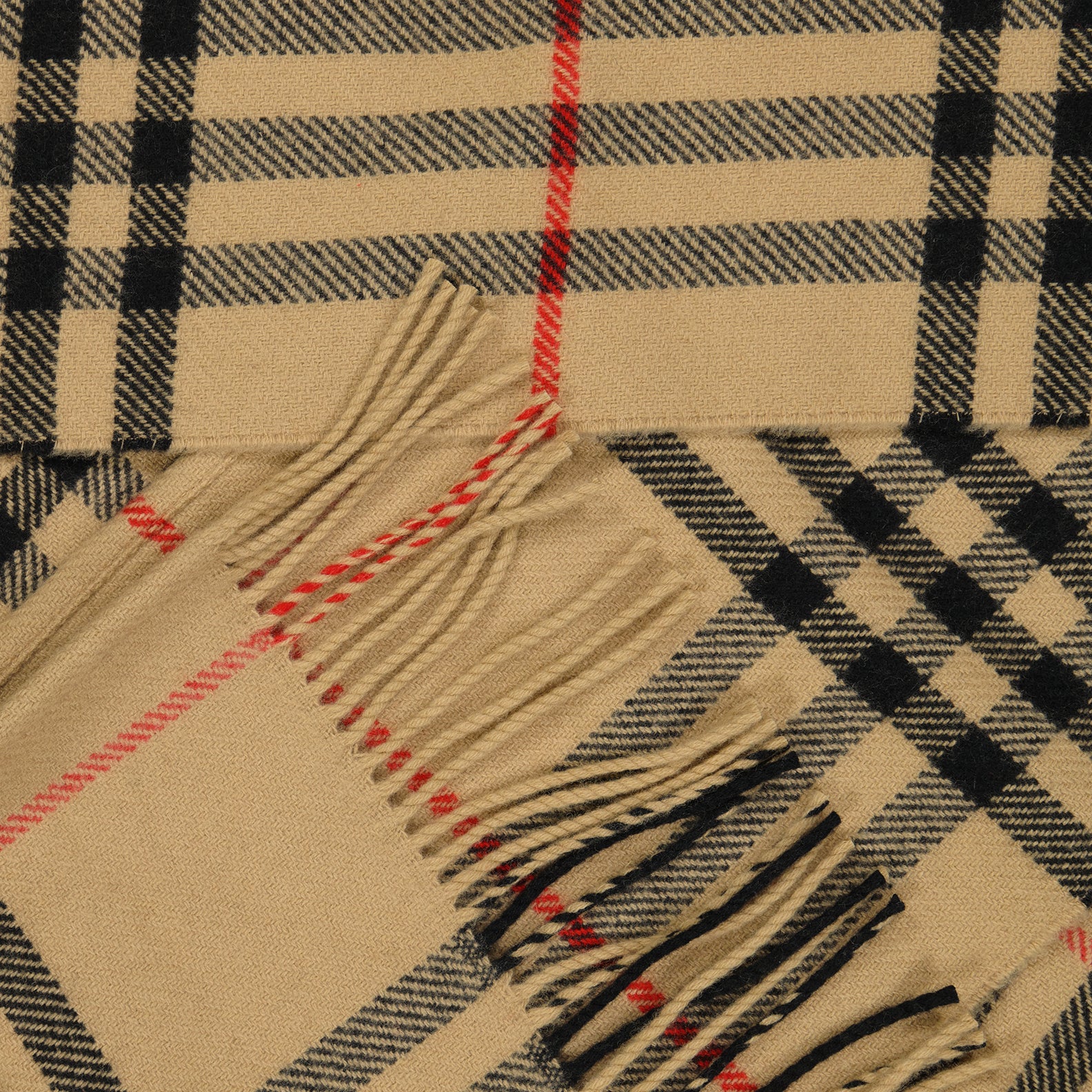 スカーフ・手袋 フード付きスカーフ Burberry 茶色 ユニセックス