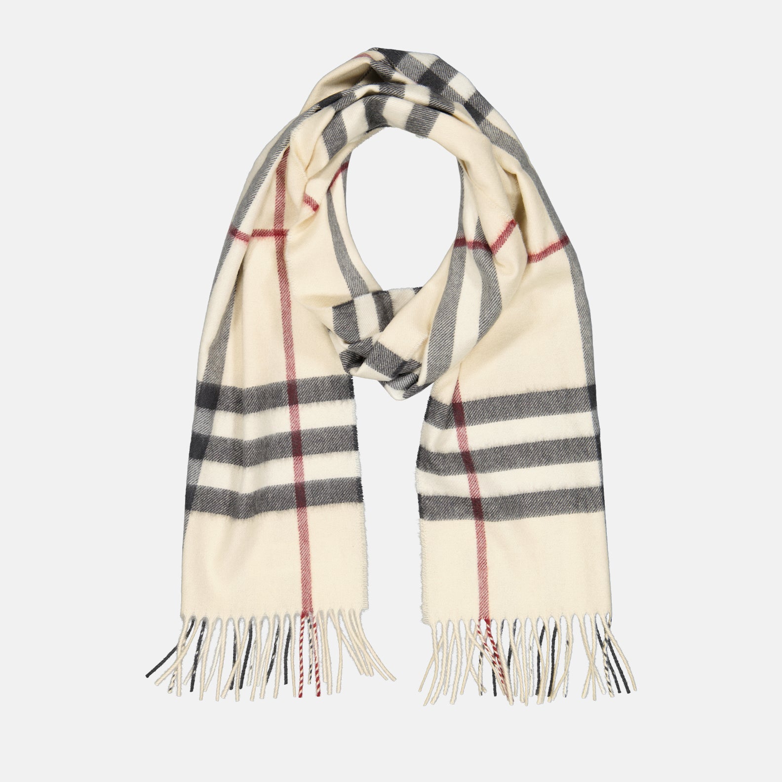 Sciarpe e guanti Sciarpa in Cachemire Burberry Beige Unisex