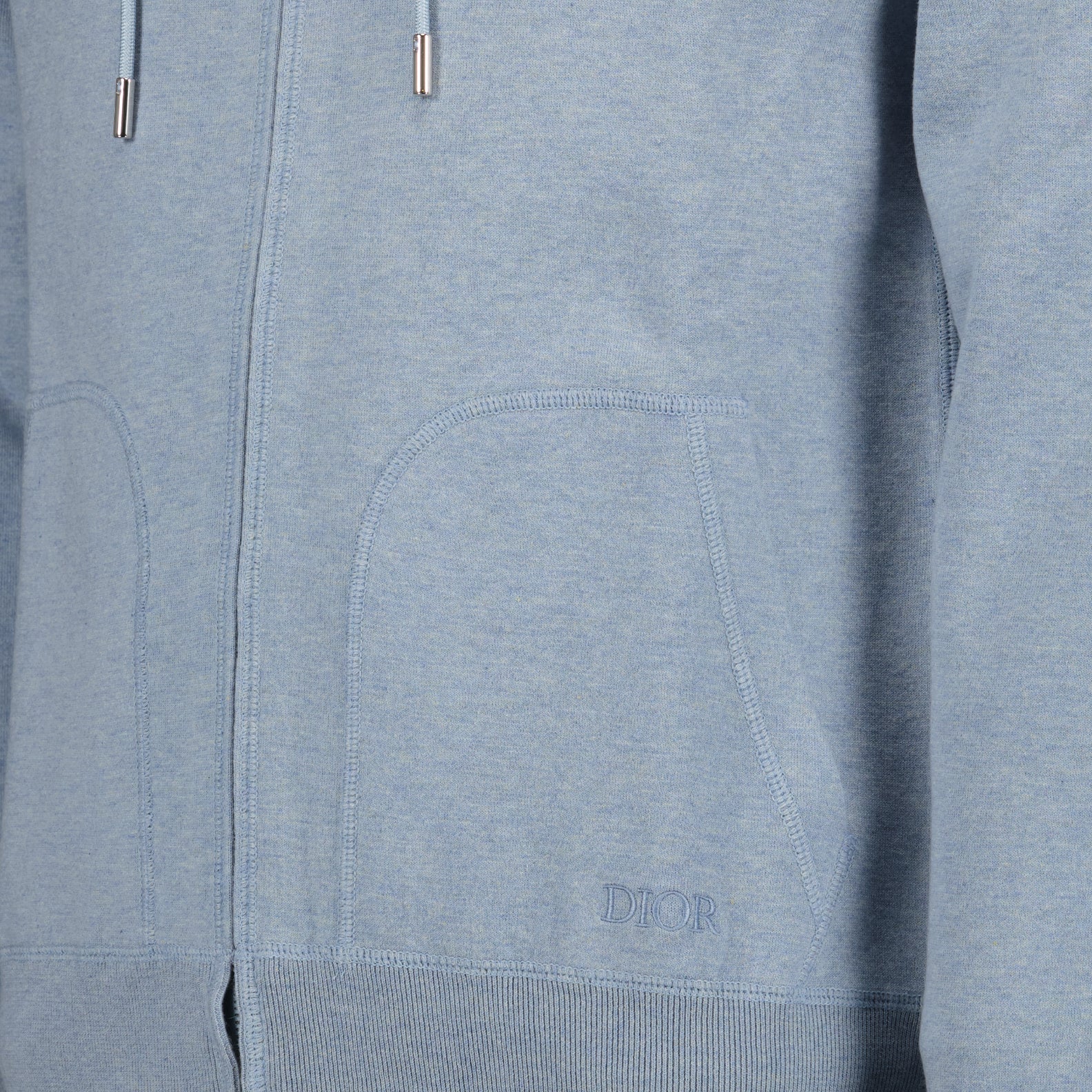 Sweatshirts Oblique zipped sweatshirt Dior Blue Man