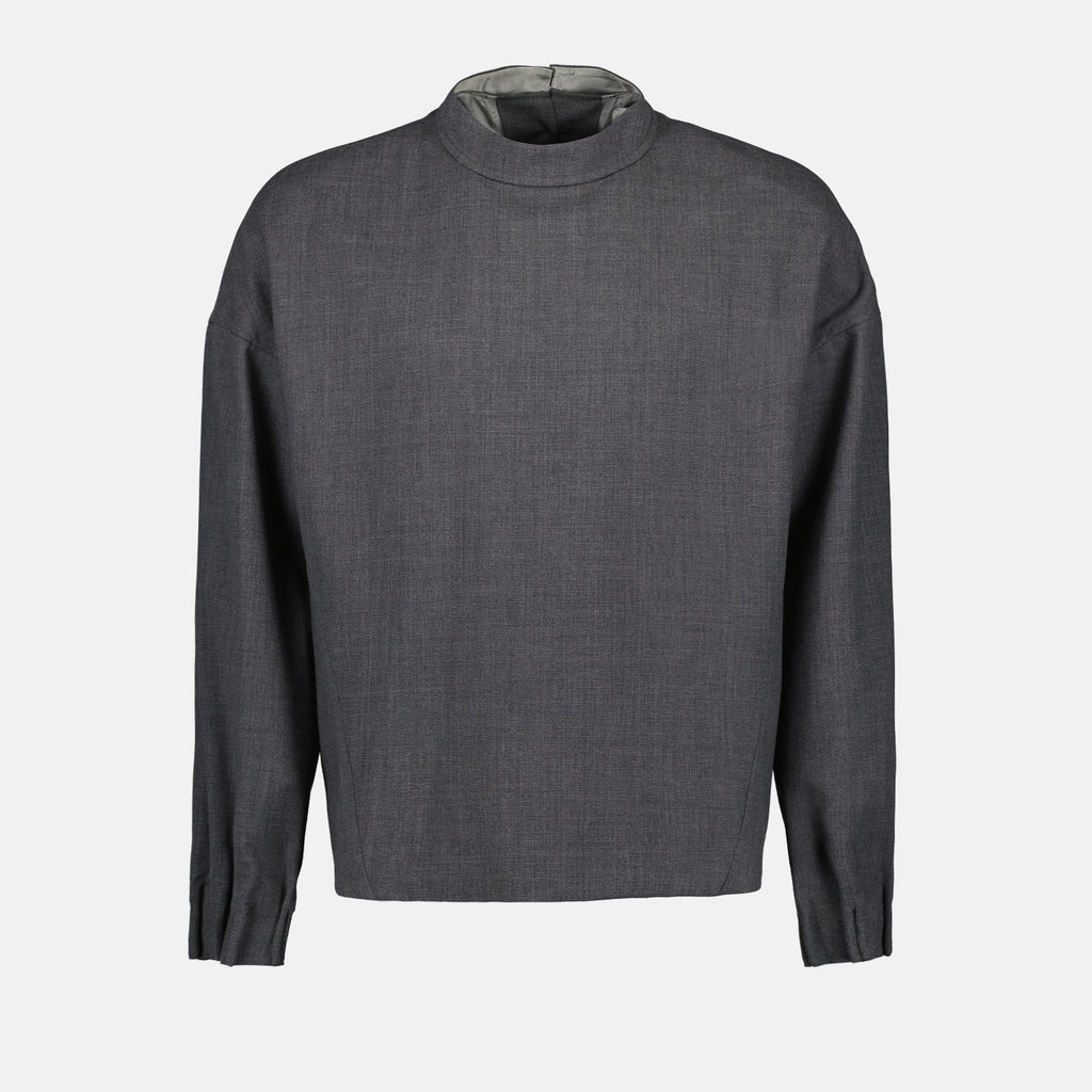 Malhas Top de gola alta Dior Cinza Homme