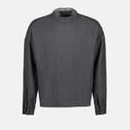 Malhas Top de gola alta Dior Cinza Homme