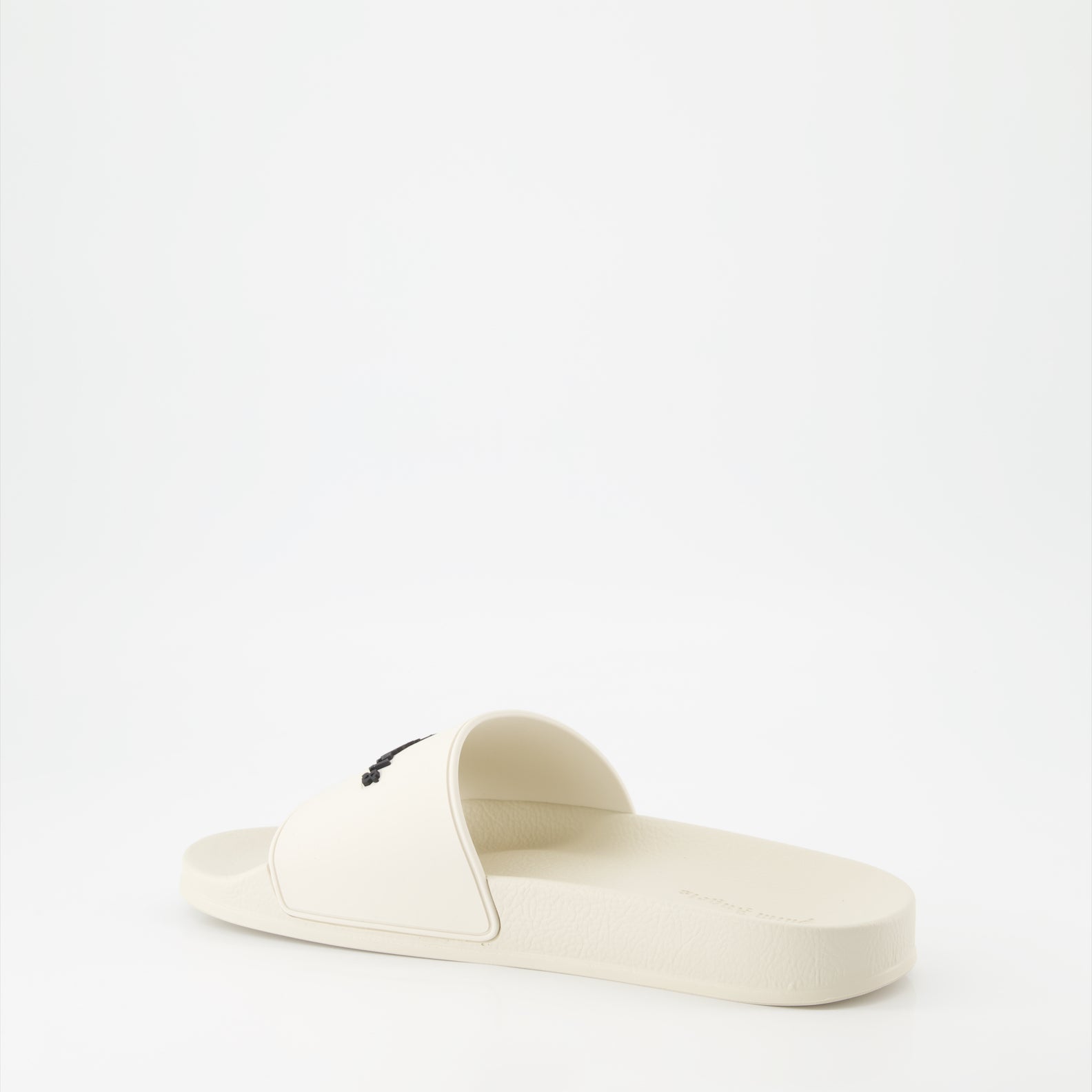 Scarpe aperte Claquettes à logo Palm Angels Bianco Homme