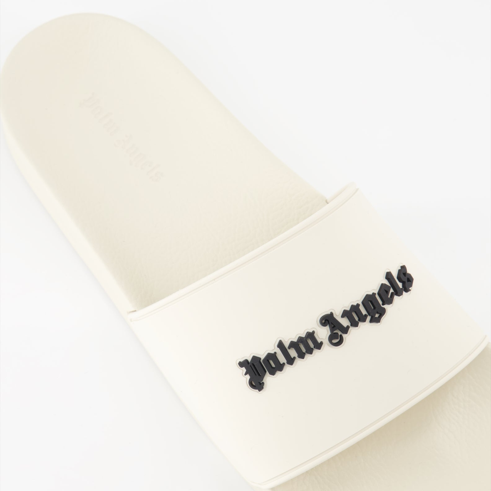 Scarpe aperte Claquettes à logo Palm Angels Bianco Homme