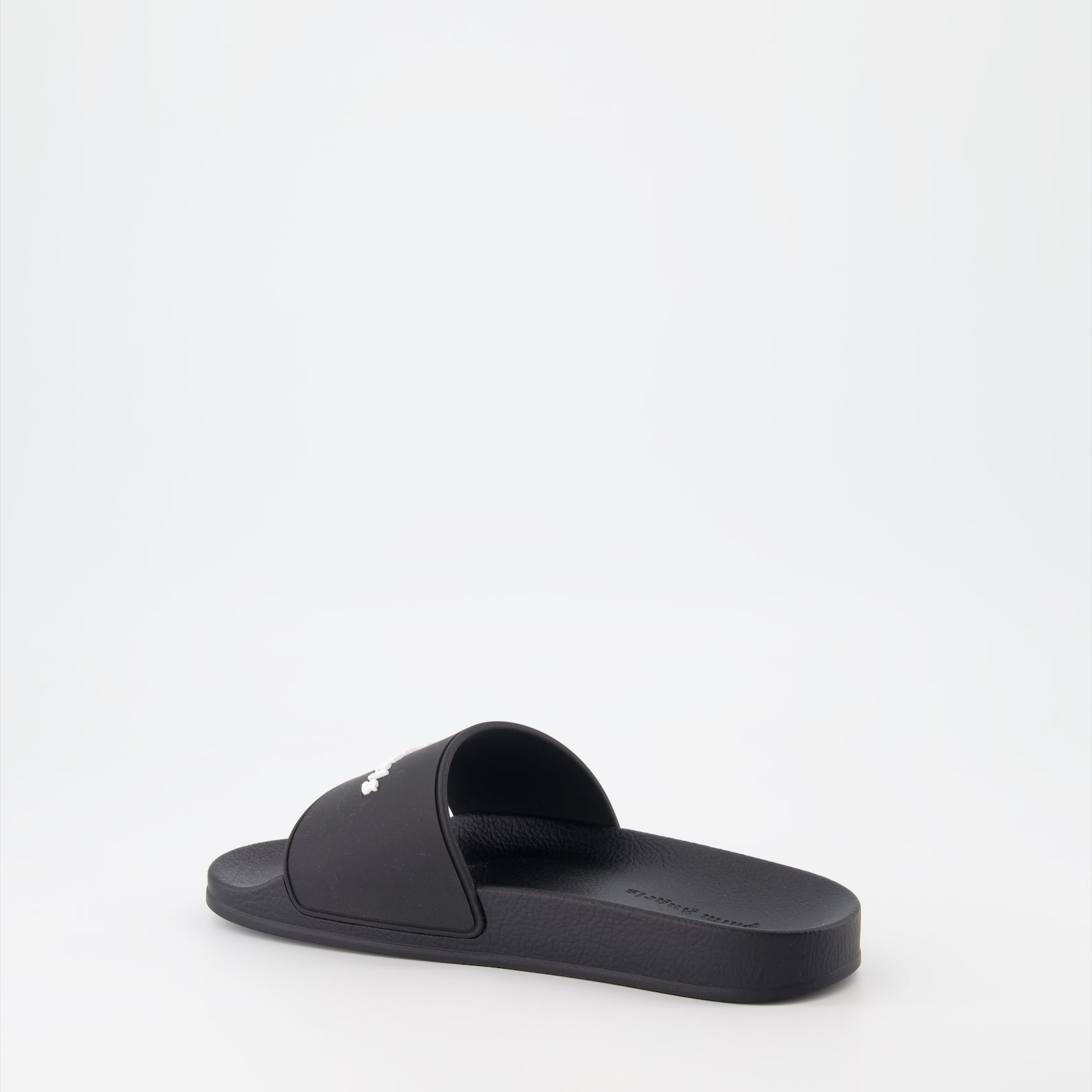 Open shoes Logo slides Palm Angels Black Women