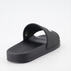 Open shoes Logo slides Palm Angels Black Women