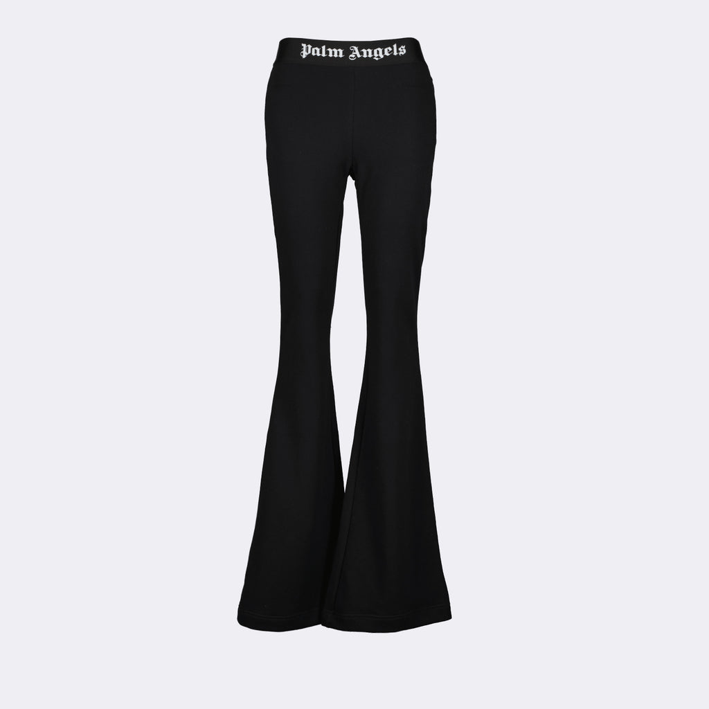 Pants Flared jogging pants Palm Angels Black Women