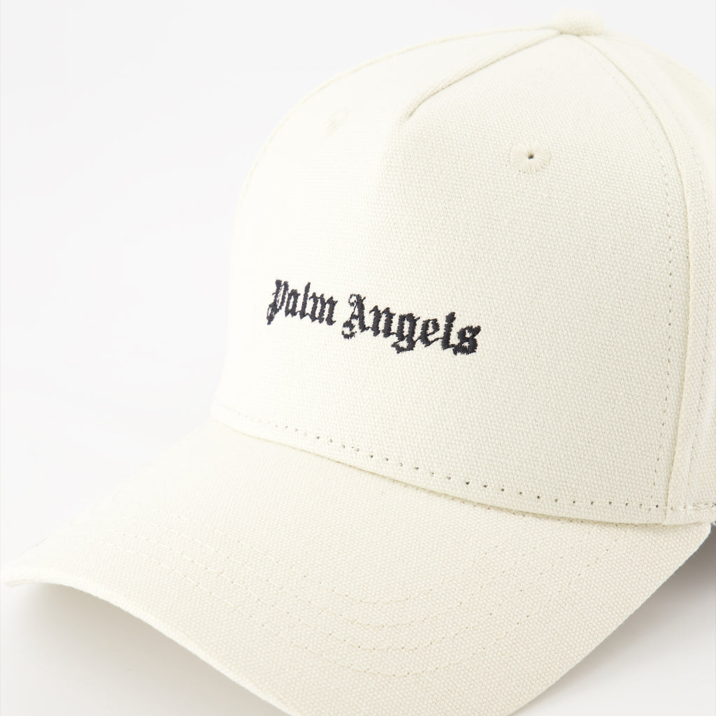 Cappelli, berretti e beanie Casquette classic logo Palm Angels Bianco Homme