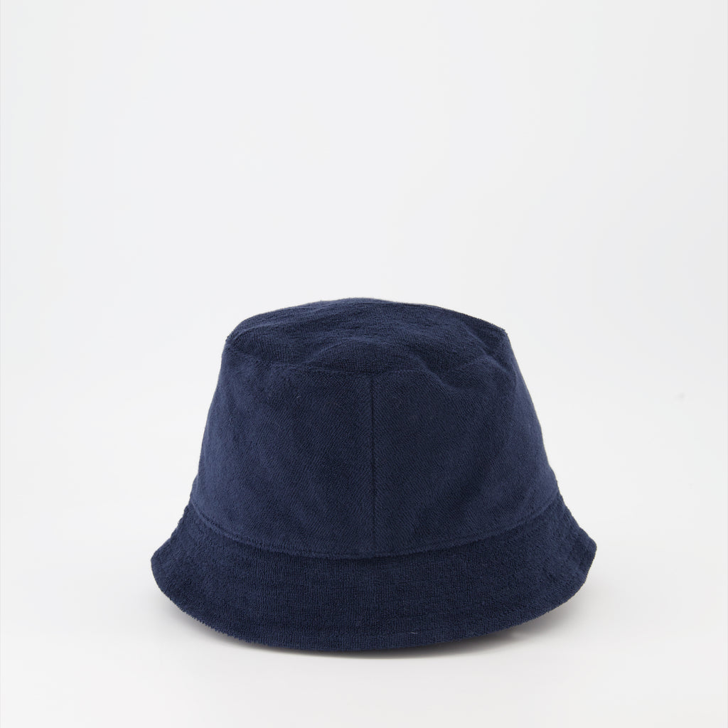 Chapeaux, casquettes et bonnets Bob en coton éponge Moncler Bleu foncé Unisexe
