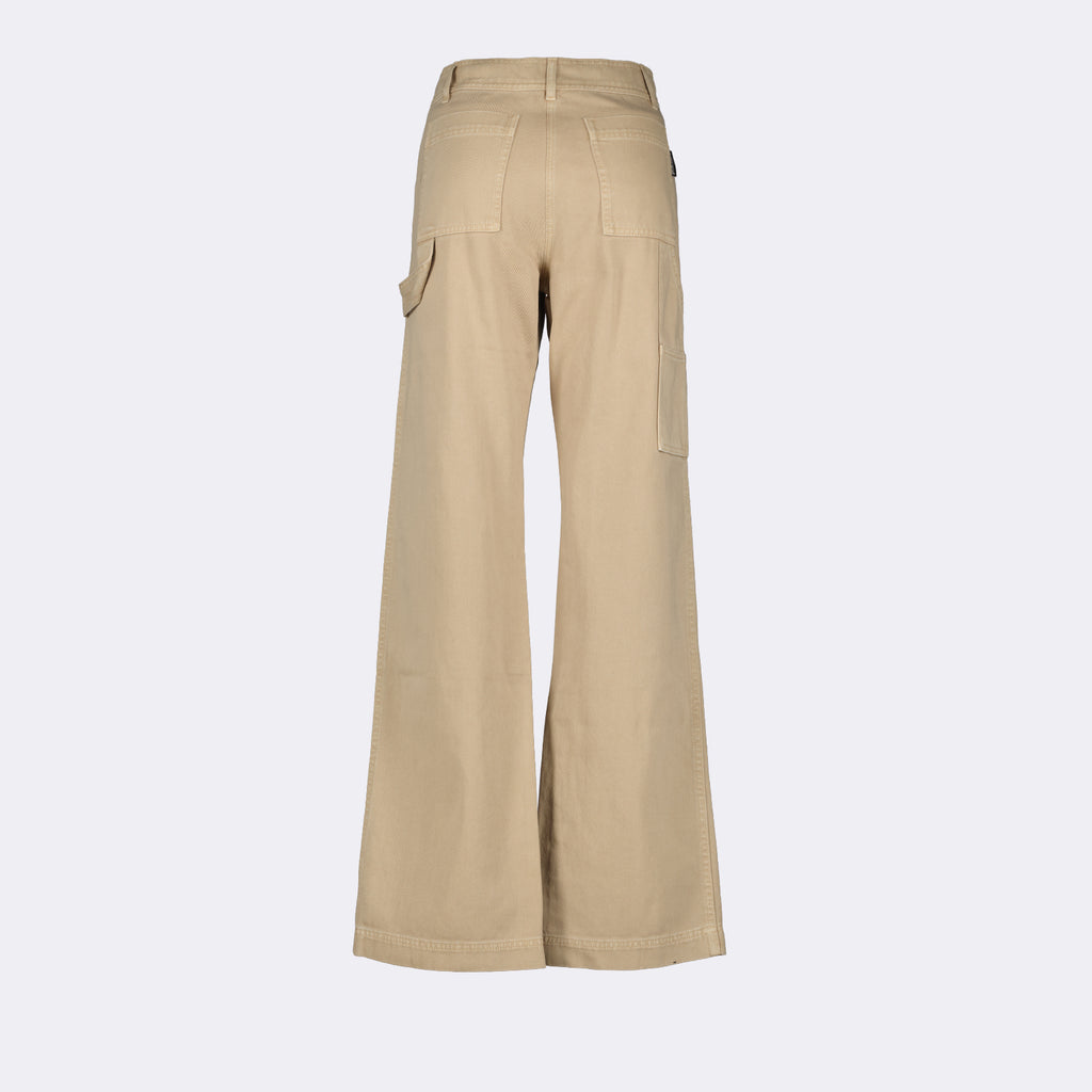 Pants Cargo Pants Palm Angels Beige Women