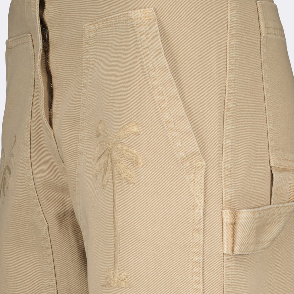 Pants Cargo Pants Palm Angels Beige Women