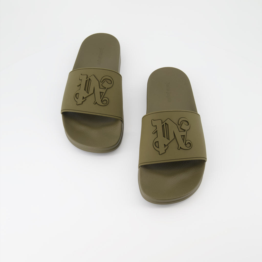 PA Monogram Palm Angels Slides Men's – myCompañero