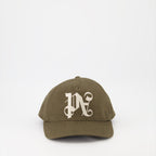 Chapeaux, casquettes et bonnets Casquette PA Monogram Palm Angels Vert Homme