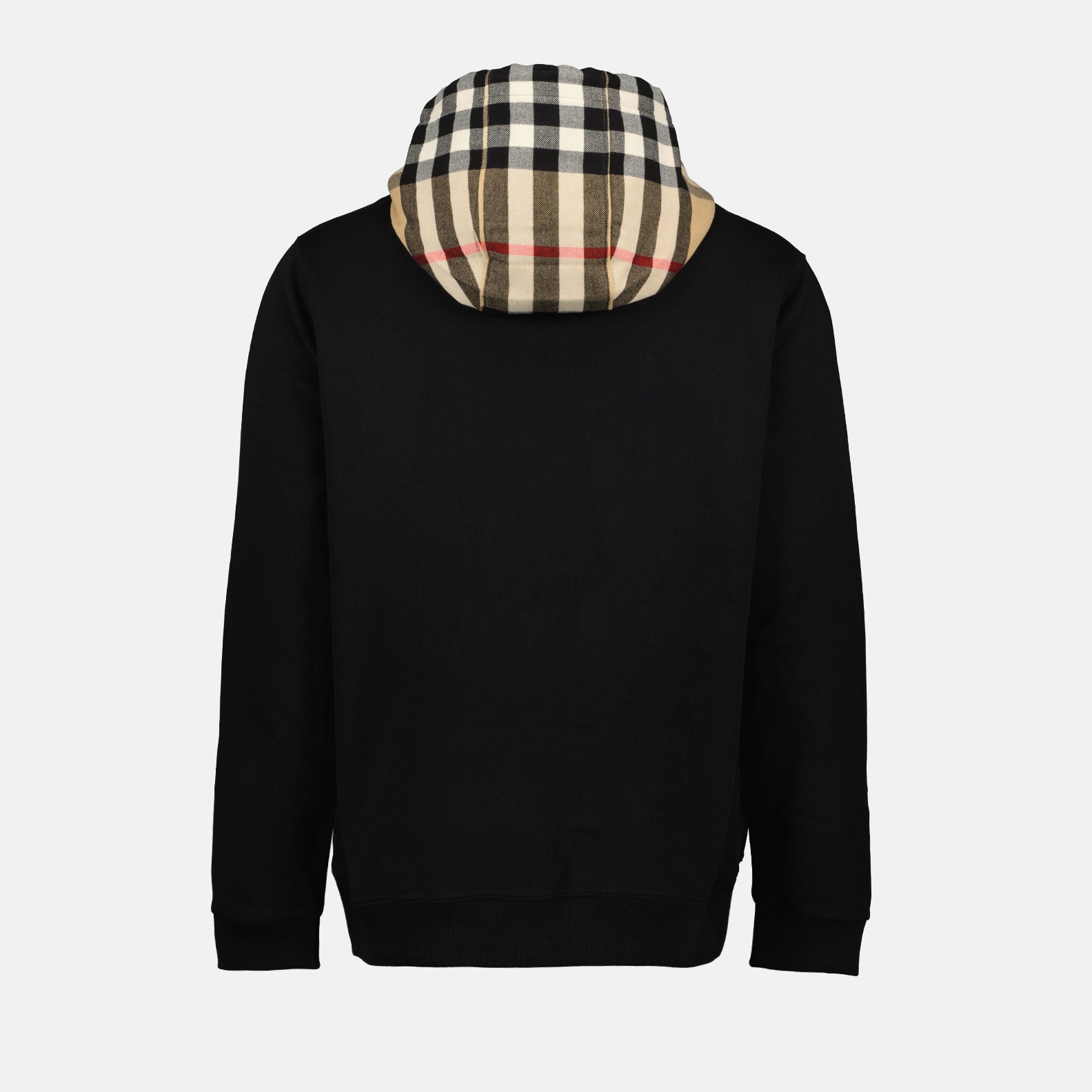 Sweatshirts Checked zipped jacket Burberry Black Man
