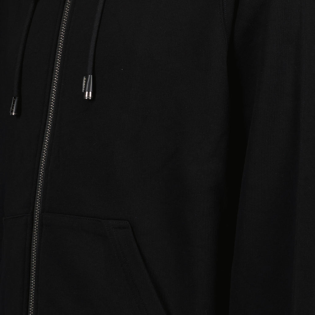 Sweatshirts Checked zipped jacket Burberry Black Man