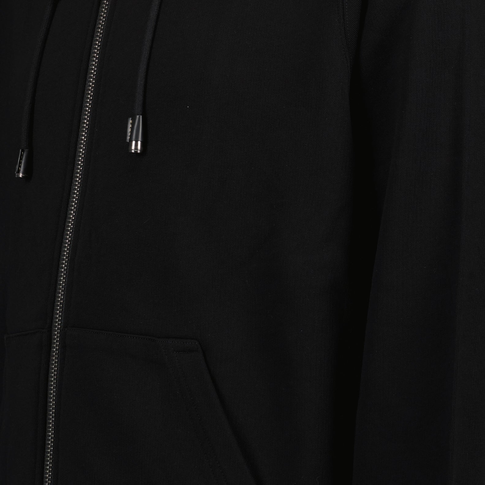 Sweatshirts Checked zipped jacket Burberry Black Man