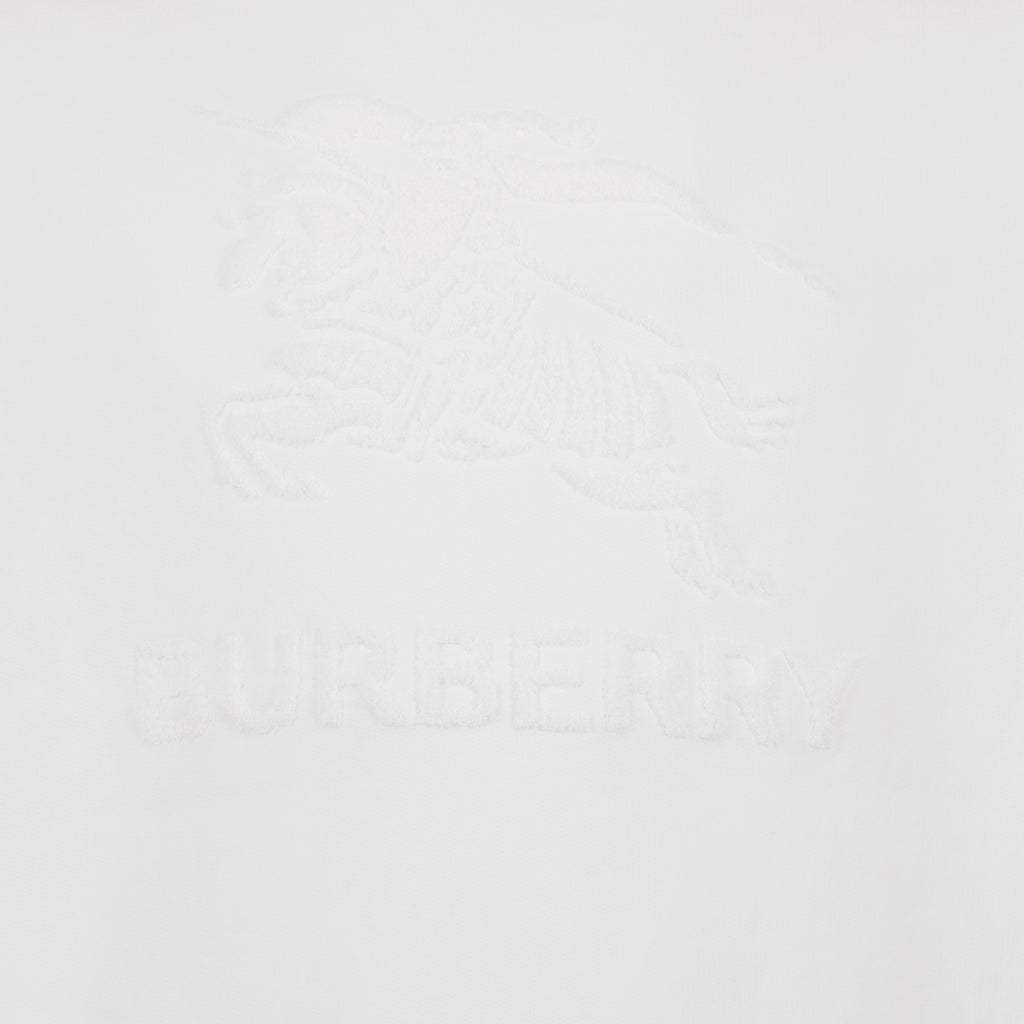 Sweatshirts Sweatshirt à logo Burberry Blanc Homme