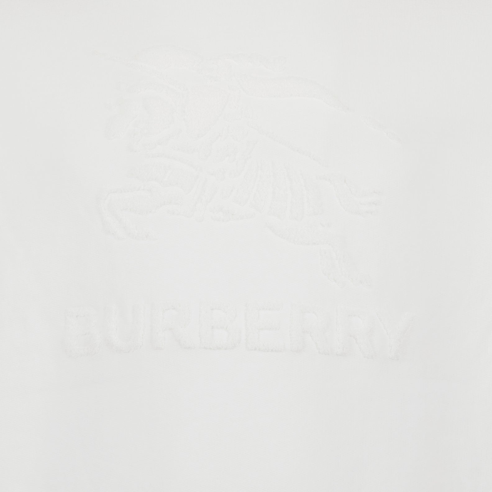 Sweatshirts Sweatshirt à logo Burberry Blanc Homme