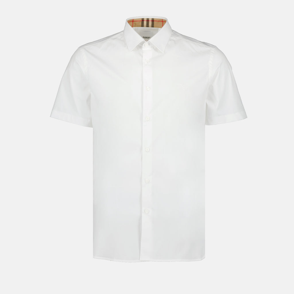 Chemises Chemise à manches courtes Burberry Blanc Homme