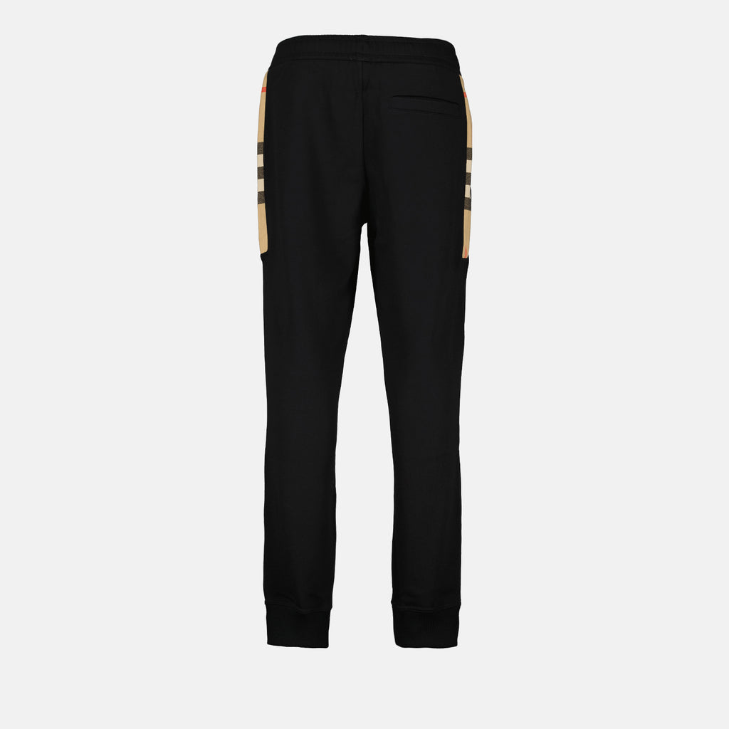 Pants Checked jogging pants Burberry Black Man