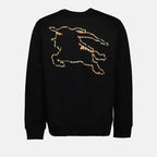 Sweatshirts Sweatshirt Cavalier Burberry Noir Homme