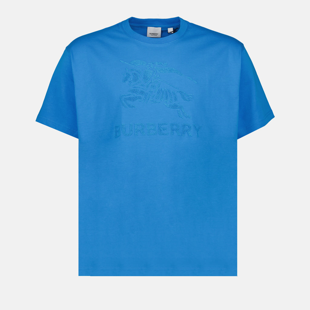 T-Shirts T-shirt Cavalier Burberry Blau Homme
