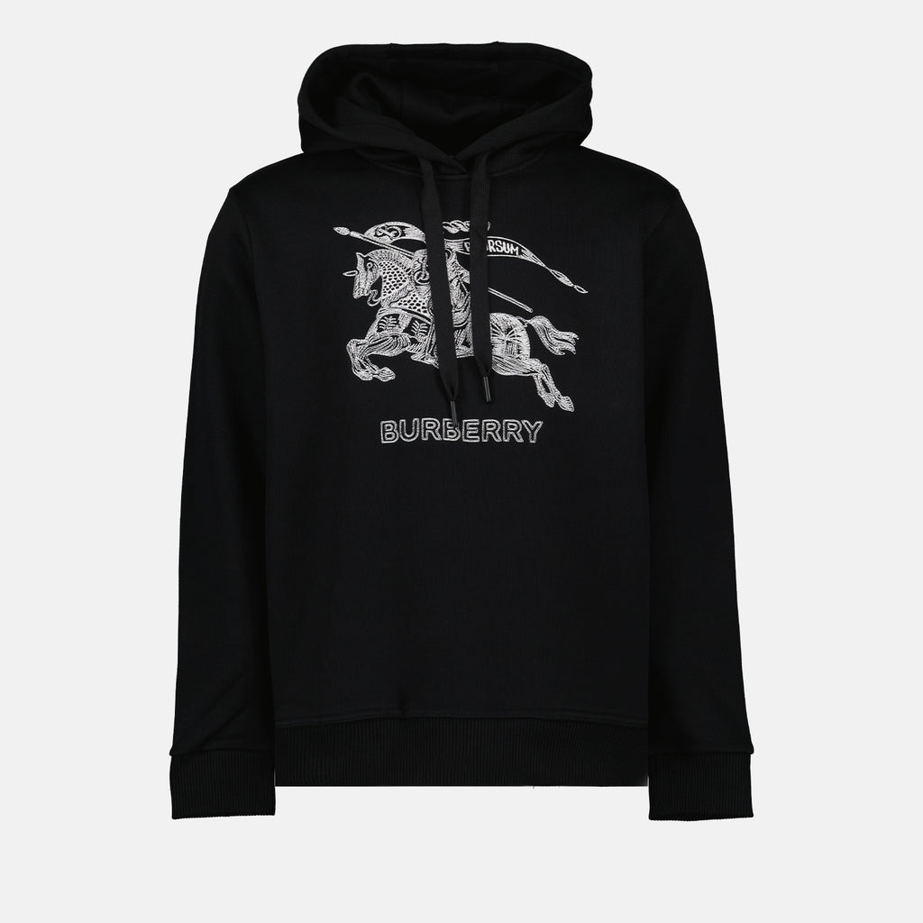 Sweatshirts Sweat à capuche Cavalier Burberry Noir Homme