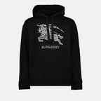 Sweatshirts Sweat à capuche Cavalier Burberry Noir Homme