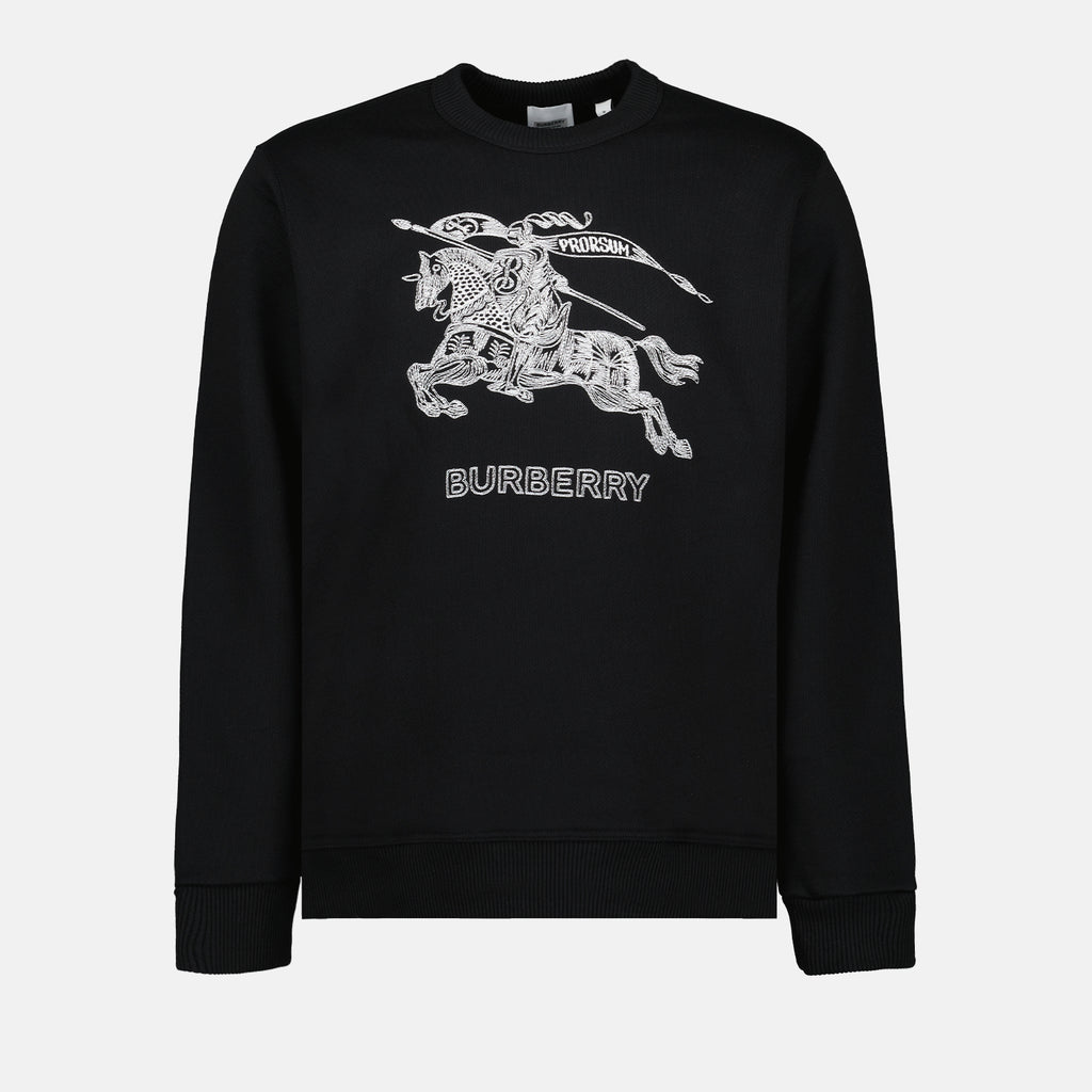 Sweatshirts Sweatshirt Cavalier Burberry Noir Homme