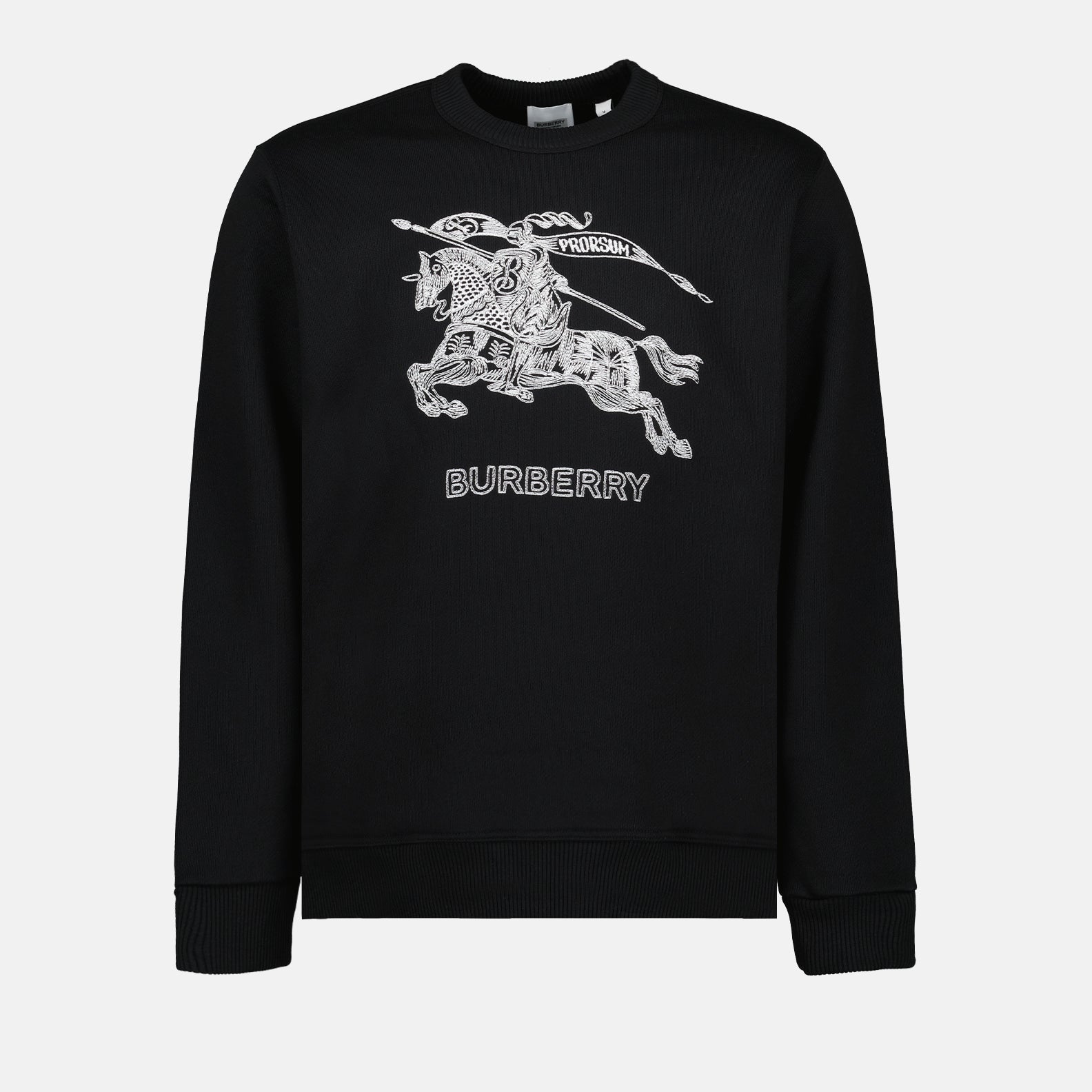 Sweatshirts Sweatshirt Cavalier Burberry Noir Homme