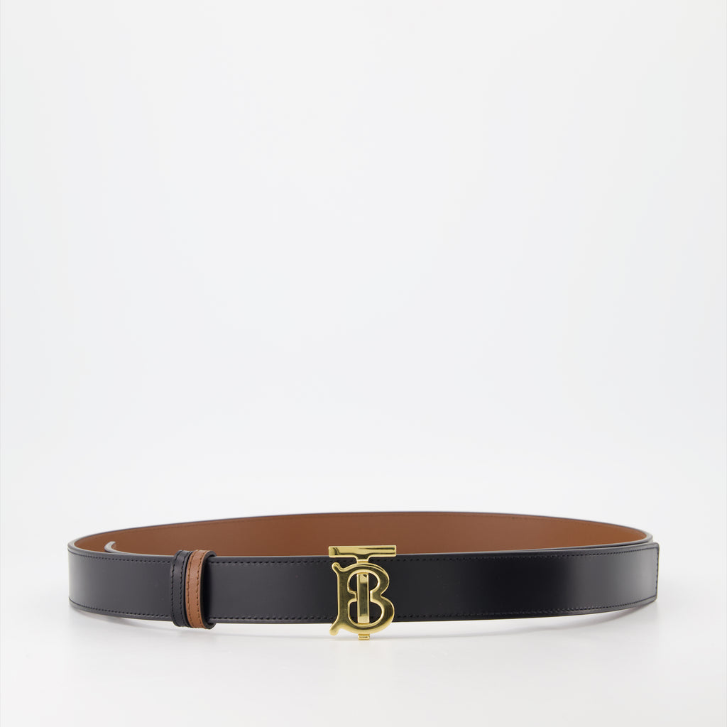 Ceintures Ceinture TB réversible Burberry Noir Femme
