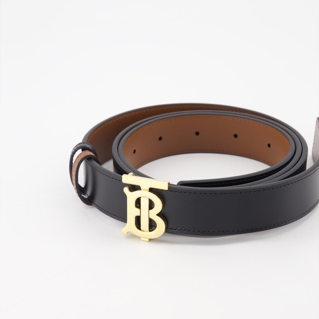 Ceintures Ceinture TB réversible Burberry Noir Femme