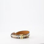 Ceintures Ceinture à carreaux Burberry Beige Femme